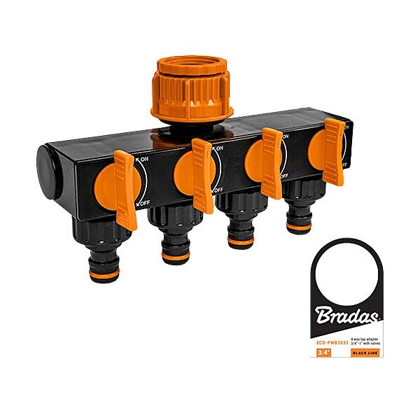 

Распределитель воды Bradas 4-канальный BLACK LINE (ECO-PWB3033)