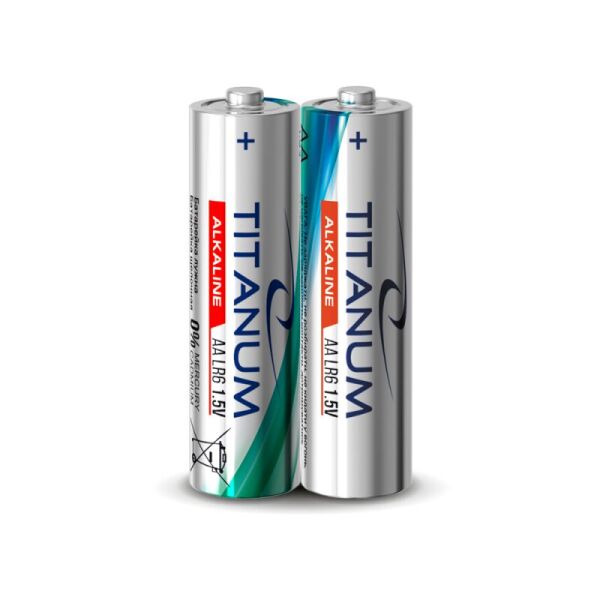 

Батарейка щелочная Titanum LR6/AA 2шт SHRINK