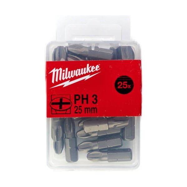 

Біта MILWAUKEE, PH3, 25мм, (25шт)