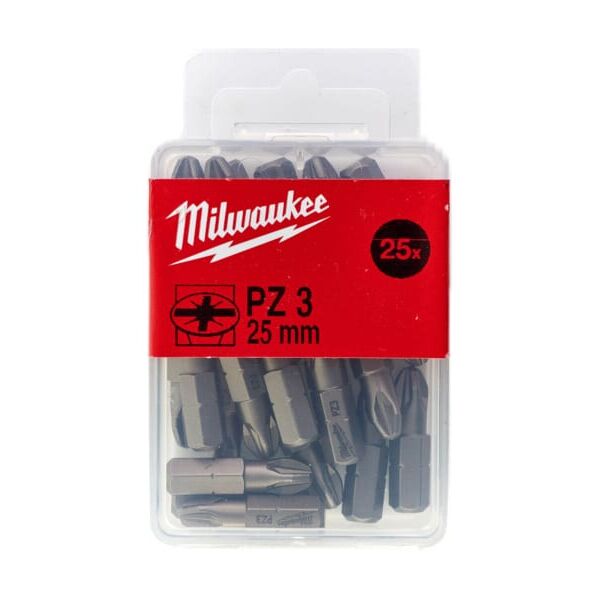 

Бита MILWAUKEE, PZ3, 25мм, (25шт)