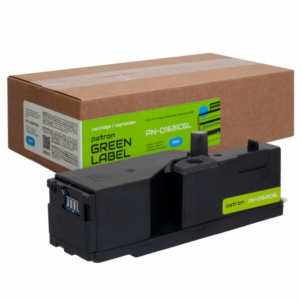 

Тонер-картридж Patron Xerox 106R01631 Green Label, Cyan (PN-01631CGL)