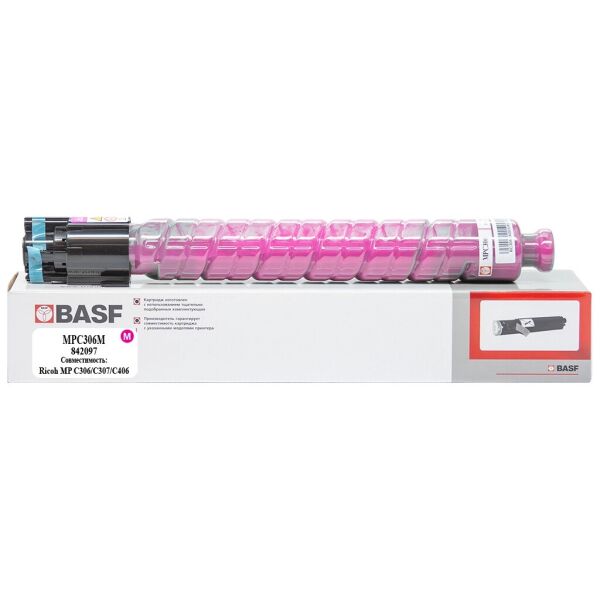 

Тонер-картридж BASF Ricoh MP C306/C307/C406 842097 Magenta (KT-MPC306M)