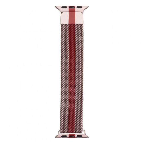 

Ремешок для Apple Watch (38-40mm) Milanese Loop Pink-Red