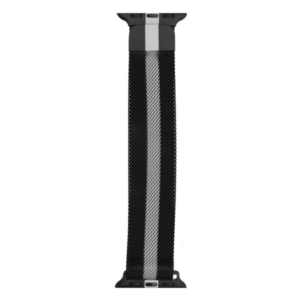 

Ремешок для Apple Watch (38-40mm) Milanese Loop Black-Gray