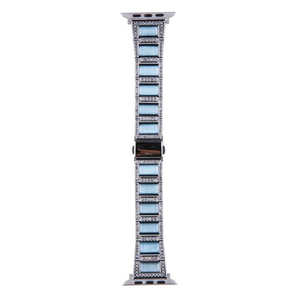 

Ремешок для Apple Watch (42-44mm) Metal Cat Silver+Blue