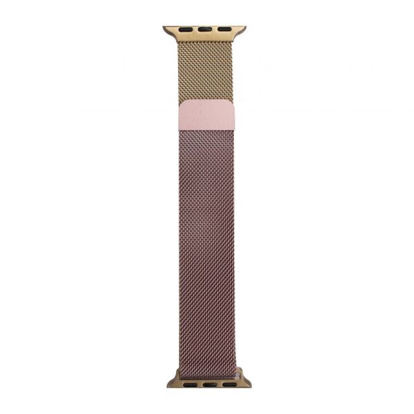 

Ремешок для Apple Watch (38-40mm) Milanese Loop Pink-Gold