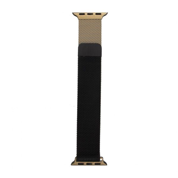 

Ремешок для Apple Watch (38-40mm) Milanese Loop Black-Gold