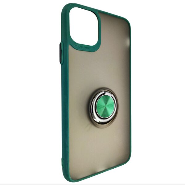 

Чехол Totu Copy Ring Case iPhone 11 Pro Max Green+Black