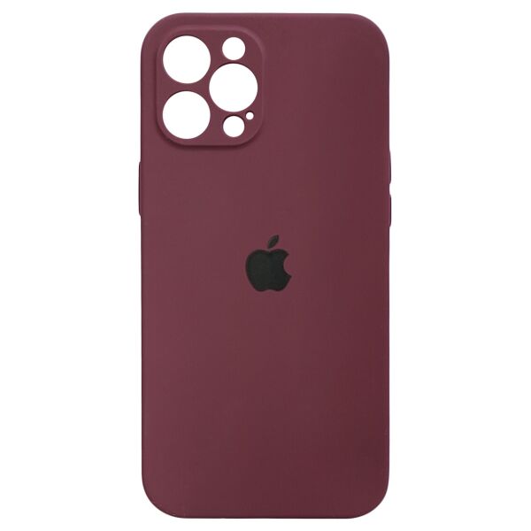 

Чехол Silicone Full Camera для Apple iPhone 13 Pro Max Maroon