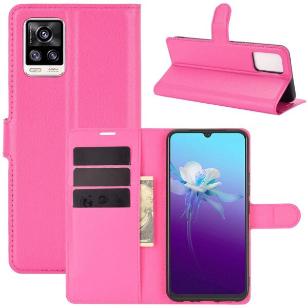 

Чехол-книжка Litchie Wallet для Vivo V20 Rose