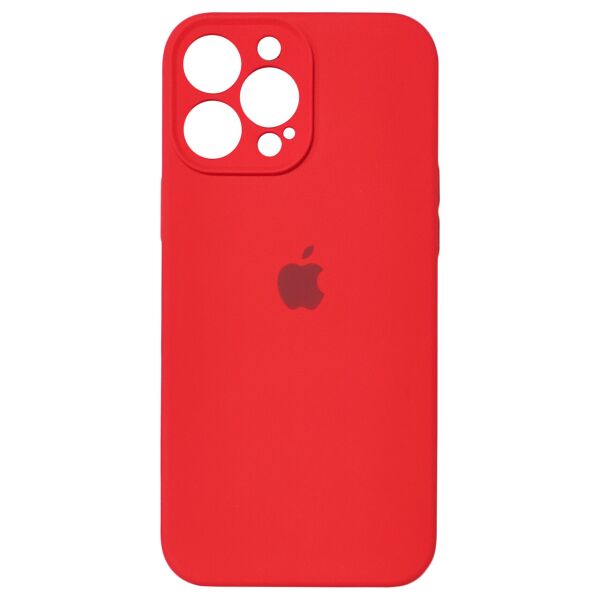 

Чехол Silicone Full Camera для Apple iPhone 13 Pro Max Red