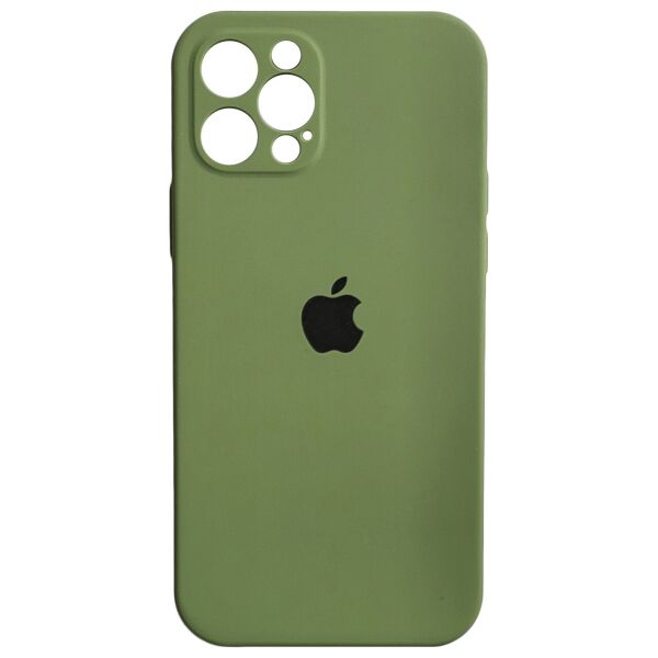 

Чехол Silicone Full Camera для Apple iPhone 12 Pro Army Green