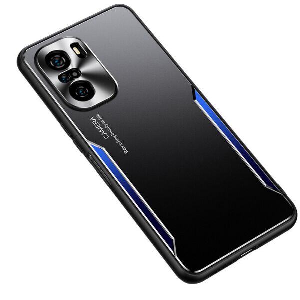 

Чехол Lenuo Blade Series для Poco F3 Black / Blue