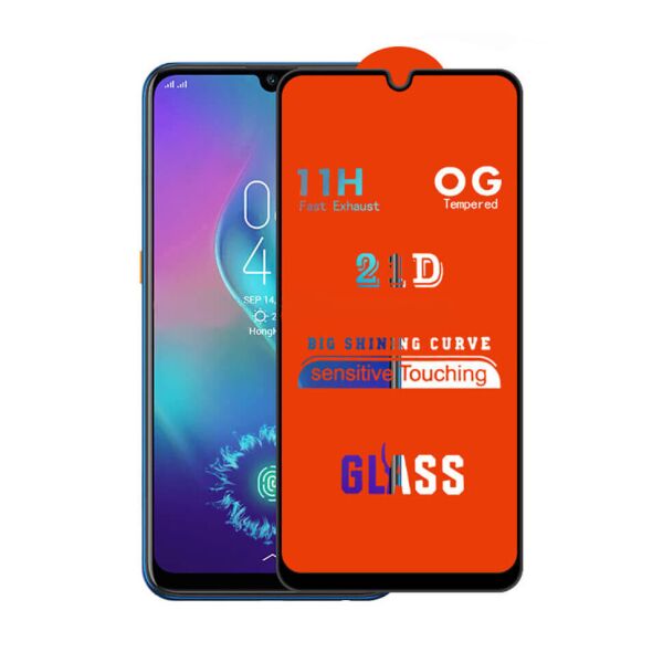 

Защитное 3D Full Glue стекло OG для Motorola E7 Power / E7i Power Black