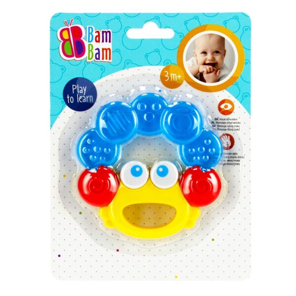 

Прорезыватель Краб, планшет 20*15см, ТМ Bam Bam, Польша