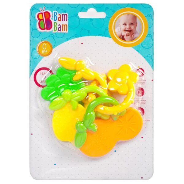 

Погремушка Фрукты, планшет 21*15см, ТМ Bam Bam, Польша