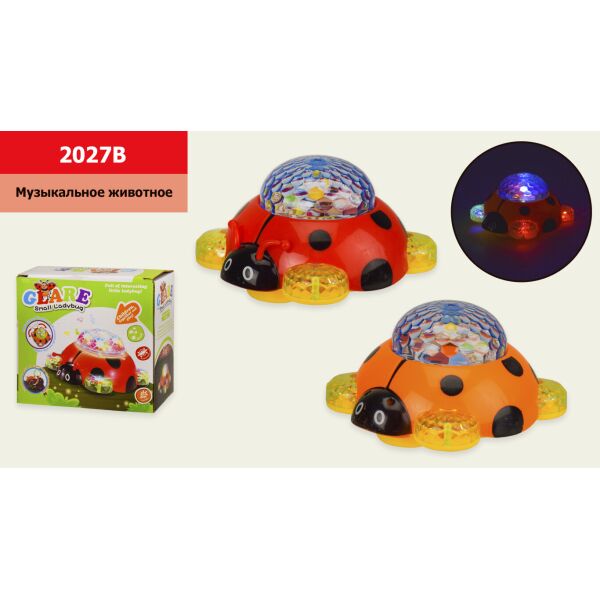

Муз. игрушка Божья коровка батар., свет., в корр. 15*13*9см (108шт/2)