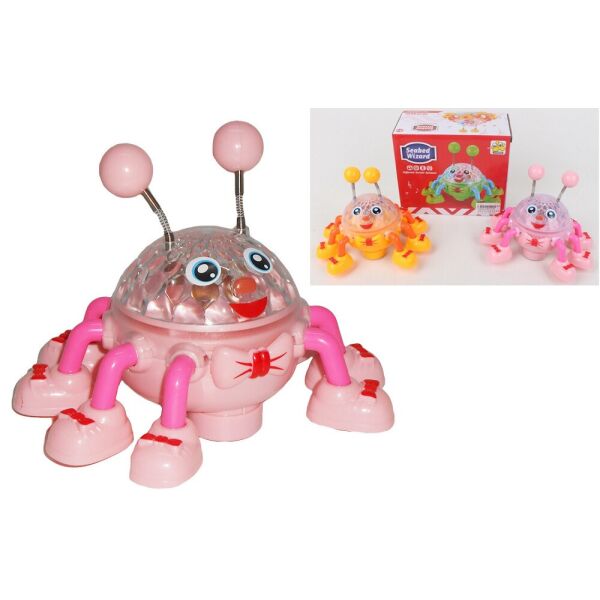 

Муз. игрушка Осьминожек, свет, 2 цвета, микс, в корр. 17*9*14,5см (96шт/2)
