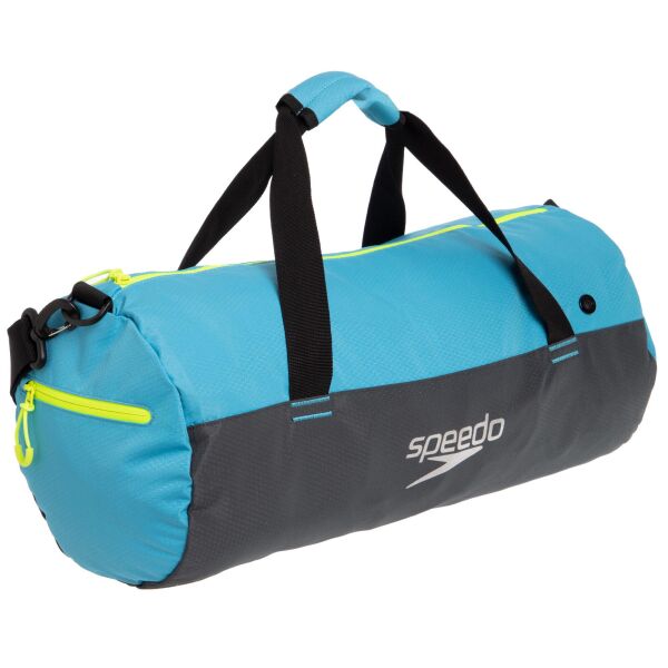 

Сумка спортивная SPEEDO DUFFEL BAG 809190A670 Материал: Полиэстер, PVC Габаритные размеры: 50 x 24 x 24см Цвет: Голубой-серый