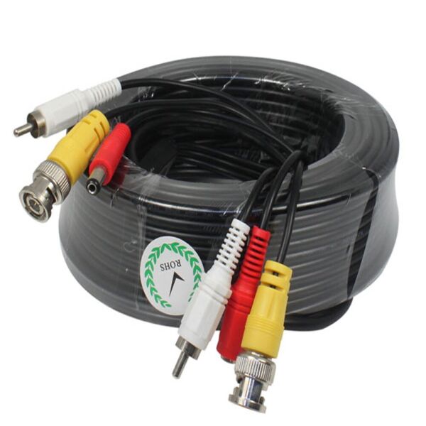 

Патч-корд комбинированный коаксиальный+питание+звук BNC+DC+AV 50m, черный