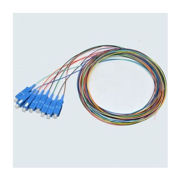 

Набор цветных пигтейлов SC-UPC 1.5 m, SM, Easy strip, для 8 волокон.