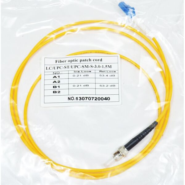 

Патчкорд ST-UPC-LC-UPC SM 1.5 м Simplex