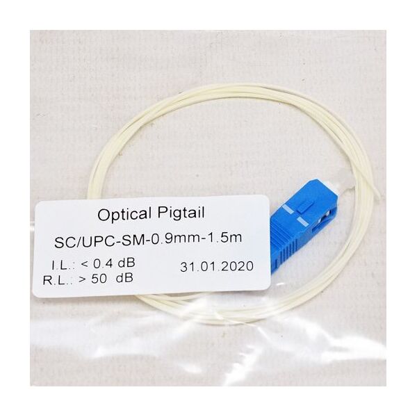 

Пигтейл SC-UPC 1.5 m, SM, Easy strip, волокно Corning SMF28e