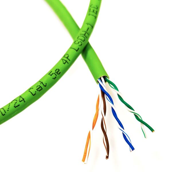 

Кабель U-UTP, кат. 5E, AWG 24, LSZH, зеленый, 305м, Corning