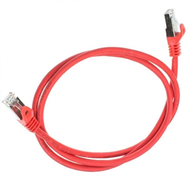 

Патч-корд S-FTP, 1 м, кат. 6А, красный, LW