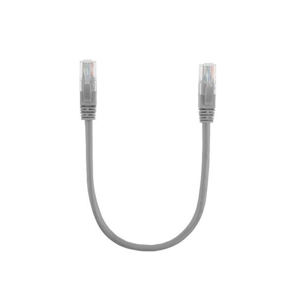 

Патч-корд литой RITAR, UTP, RJ45, Cat.5e, 0,3m, серый, Cu (медь)