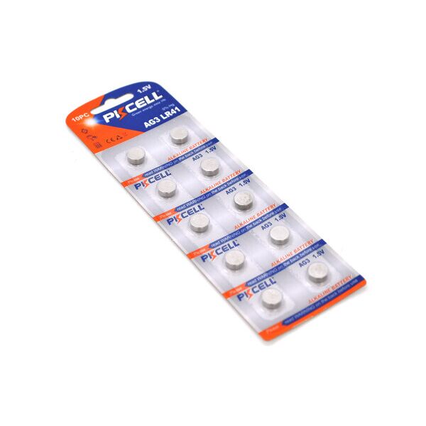 

Батарейка щелочная PKCELL 1.5V AG3, 10 штук в блистере цена за блистер, Q
