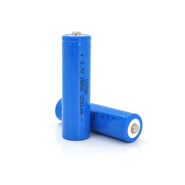 

Аккумулятор 18650 Li-Ion Vipow ICR18650 TipTop, 1200mAh, 3.7V, Blue