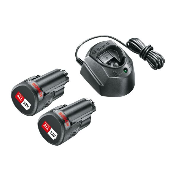 

Bosch Набор аккумуляторов + зарядное устройство 12В, 2х 1.5Ач, ЗУ GAL 1210 CV