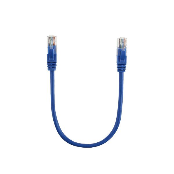 

Патч-корд литой RITAR, UTP, RJ45, Cat.5e, 0,3m, синий, Cu (медь)