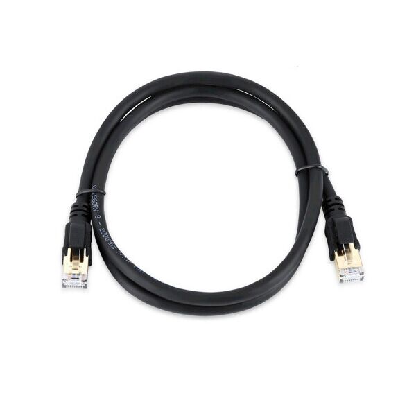 

Патч-корд литой VEGGIEG, CCA, SSTP, RJ45, Cat.8, 3m, черный