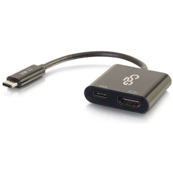 

C2G Адаптер USB-C на HDMI USB-C с зарядкой черный