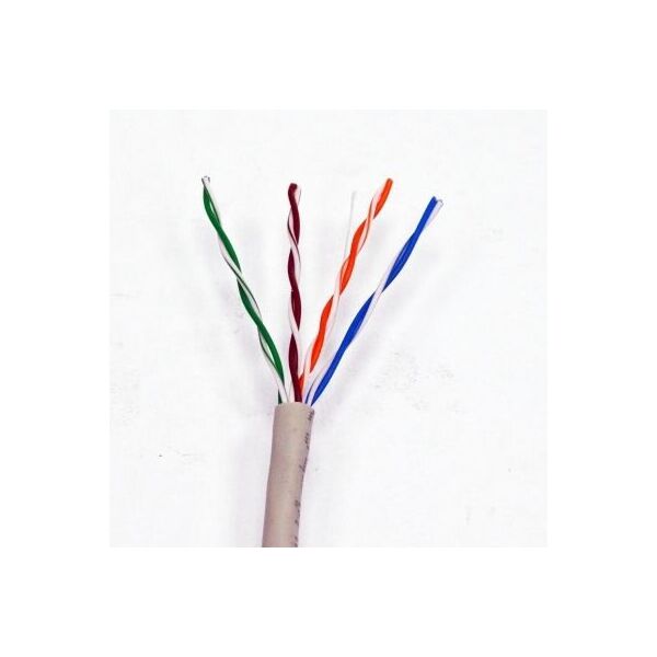 

Кабель U-UTP, кат. 5E, AWG 24, PVC, серый, 305м, Corning