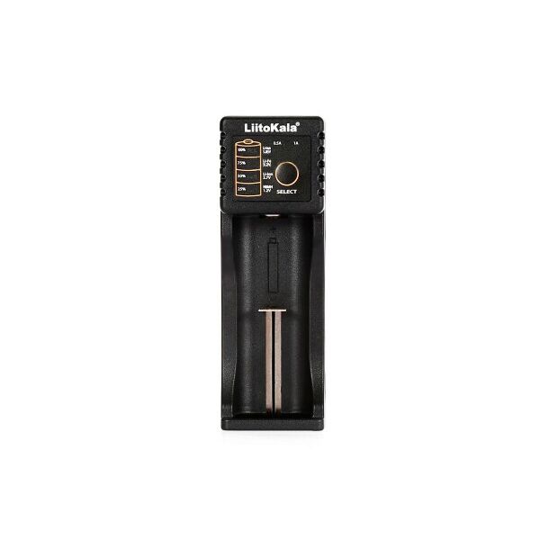 

ЗУ универсальное Liitokala Lii-100B, 1 канал,LED дисплей,USB, поддерживает 3.7V Lion - 3.2V Li-Fe - 1.2V NIHM - 26650 - 18650 -