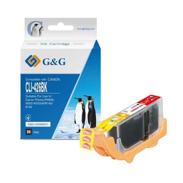 

Картридж G&G CLI-426[Black] для Canon PIXMA iP4840, MG5140, MG5240, MG6140, MG8140