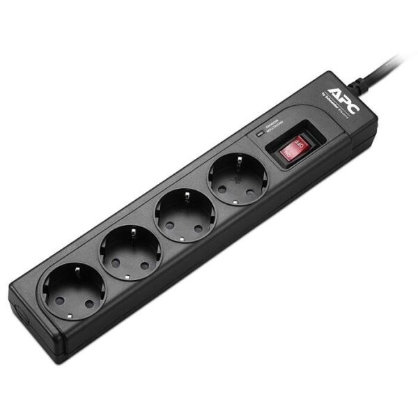 

Фильтр APC Essential SurgeArrest 4 розетки, черный