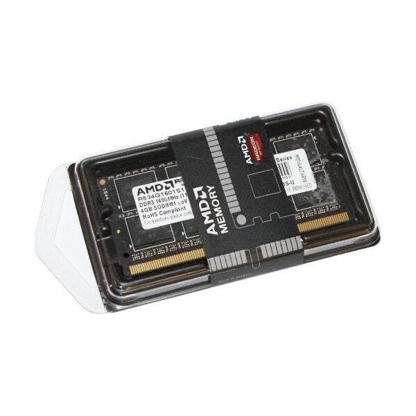 

Память для ноутбука AMD DDR3 1600 4GB 1.5V SO-DIMM