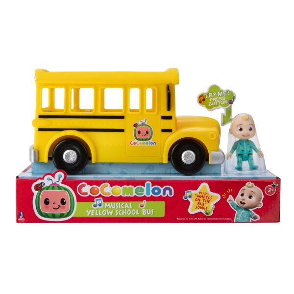 

CoComelon Игровой набор Feature Vehicle Желтый Школьный Автобус со звуком
