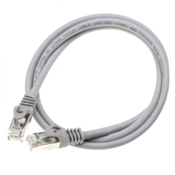 

Патч-корд S-FTP, 3 м, кат. 6А, серый, LW
