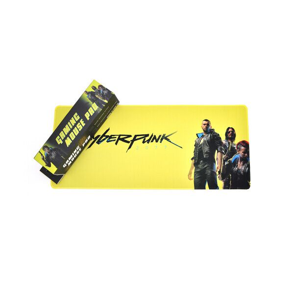 

Коврик 300*700 тканевой Cyberpunk Label с боковой прошивкой, толщина 3 мм, цвет Yellow, Пакет