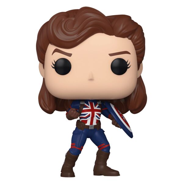 

Funko Коллекционная фигурка Funko POP! Bobble Marvel What If Captain Carter with Shield (Exc) 55967