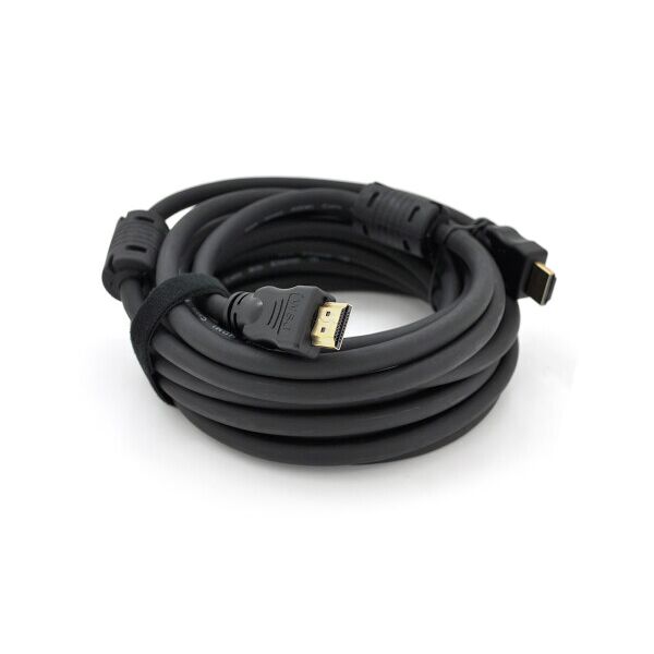 

Кабель Ritar Premium PL-HD348 HDMI-HDMI Ultra HD 4K, 1080P, 20.0m, v1,4, OD-8.0mm, с фильтром, круглый Black, коннектор Gold, Bo