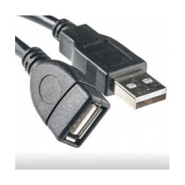 

Удлинитель USB 2.0 AM - AF, 1,5m, черный Q250