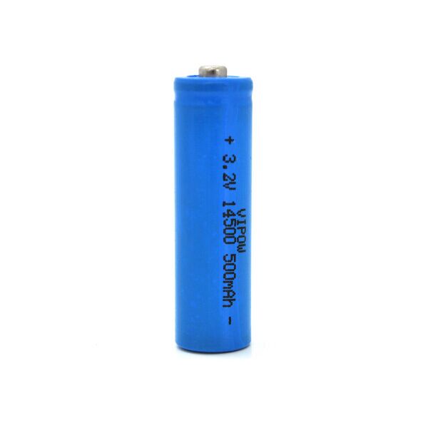 

Аккумулятор 14500 Lifepo4 Vipow IFR14500 TipTop, 500mAh, 3.2V, Blue Q50 - 500