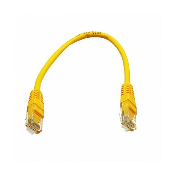

Патч-корд UTP, 0,25 м, кат. 5e, желтый