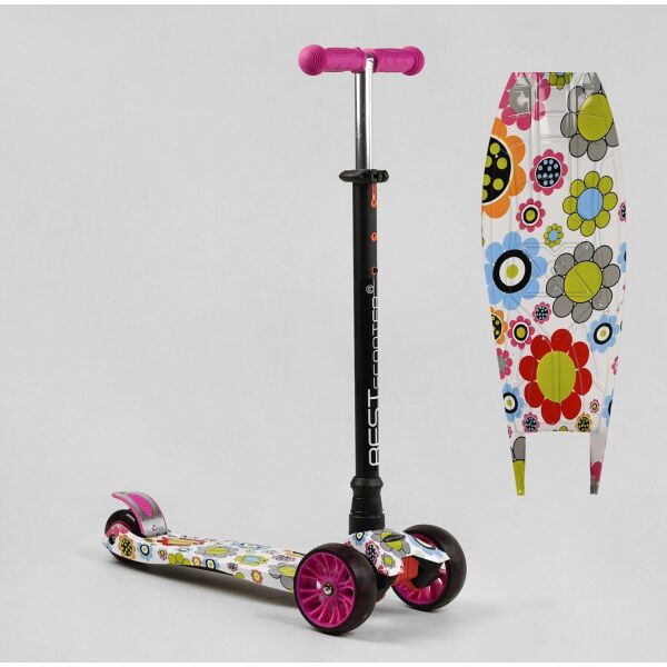 

Самокат Best Scooter MAXI Black-Pink (S-11809)